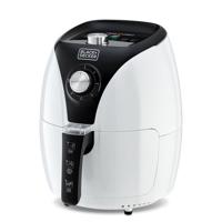 Black+Decker 3.5Liter 1500Watt Manual Aero fry Air Fryer With Rapid Air Convection Technology, Black/White - AF220-B5