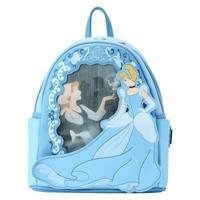 Loungefly! Leather Disney Cinderella Princess Lenticular Series Mini Backpack - thumbnail