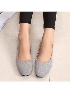 Fashion flat suede shoes