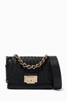 Cece Extra-Small Crossbody Bag in Woven Leather - thumbnail