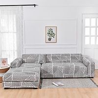 Print Dustproof Stretch Slipcovers Stretch Sofa Cover Super Soft Fabric Couch Cover Fit For 1 to 4 Cushion Couch And L Shape Sofa (You will Get 1 Throw Pillow Case as free Gift) Lightinthebox - thumbnail