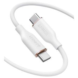 Anker Powerline III Flow USB-C To USB-C 6ft - White