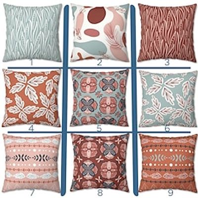 Geometric Double Side Pillow Cover 1PC Soft Decorative Square Cushion Case Pillowcase for Bedroom Livingroom Sofa Couch Chair miniinthebox