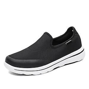 Men's Loafers  Slip-Ons Sporty Look Casual Athletic Walking Shoes Elastic Fabric Breathable Black Blue Fall miniinthebox