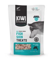 Kiwi Kitchens Raw Freeze Dried Fish Skin Dog Treats 50G