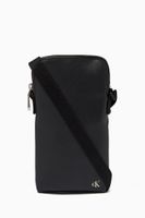 Recycled Crossbody iPhone Pouch in Faux Leather Recycled Crossbody iPhone Pouch in Faux Leather