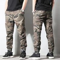 Men's Cargo Pants Cargo Trousers Camo Pants Pocket Camouflage Comfort Breathable Outdoor Daily Going out Fashion Casual Army Green Khaki Lightinthebox - thumbnail