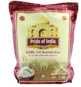 Pride Of India XXXL 1121 Basmati Rice 2kg