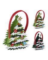 Homesmiths Christmas Basket Felt Tree 19cm Assorted 1 Piece