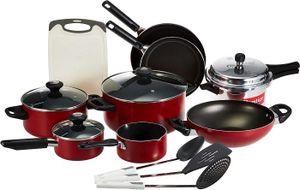 Prestige 14Pc Cookware Set+ 4 Ltr Pressure Cooker - PR21233+PR24100