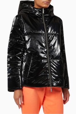 Reversible Quilted Hooded Jacket Reversible Quilted Hooded Jacket