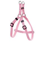 Nobleza Imitation Nylon Reflective Dog Harness Pink