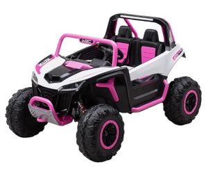 Megastar Kids Ride On Forester Jeep 12 V 4WD UTV Electric Battery Operated Kids Toys, Pink - San-x01-pink (UAE Delivery Only)