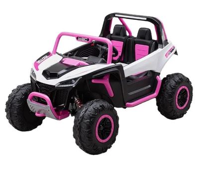 Megastar Kids Ride On Forester Jeep 12 V 4WD UTV Electric Battery Operated Kids Toys, Pink - San-x01-pink (UAE Delivery Only)