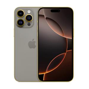 Merlin Craft Customized iPhone 16 Pro Max 1TB, Edge Of Gold Natural Titanium