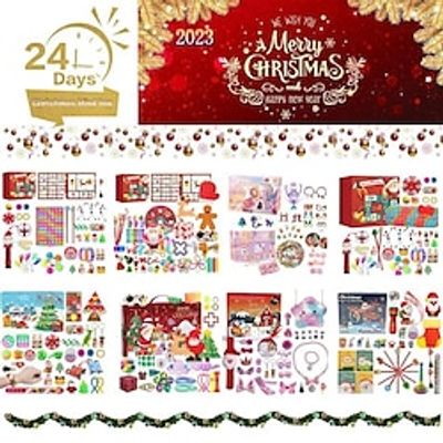 Hot Sale 24pcs Fidget Toy Bag Mystery Box Advent Calendar Surprise Christmas Gift Release Stress Kids Toys Gifts Lightinthebox