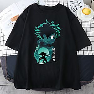 Inspired by My Hero Academia / Boku No Hero Cosplay Cosplay Costume T-shirt Polyester / Cotton Blend Print Harajuku Graphic Kawaii T-shirt For Women's / Men's miniinthebox