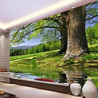 Cool Wallpapers Wall Mural Tree of Life Landscape Wallpaper Wall Sticker Covering Print Adhesive Required 3D Effect Canvas Home Décor Lightinthebox