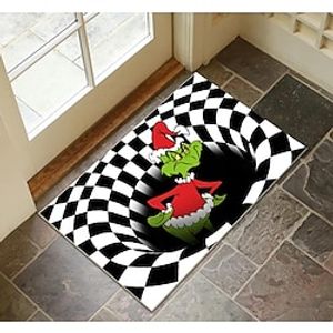 Halloween Christmas Bath Mat Cartoon Bath Tub Mat Anti-slip Cotton Blend Mat Lightinthebox