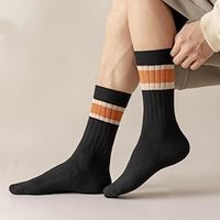 2pairs Autumn And Winter Men's Socks For Warmth And Comfort Medium Tube Socks Long Tube Socks Sports Socks miniinthebox