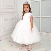 Kids Girls' Party Dress Solid Color Sleeveless Performance Mesh Princess Sweet Mesh Mid-Calf Sheath Dress Tulle Dress Summer Spring Fall 2-12 Years White Lightinthebox