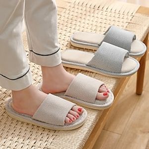Foot Cotton Slippers for Women's Home Use Thick Sole Indoor Lovers Cute Slippers Lightinthebox