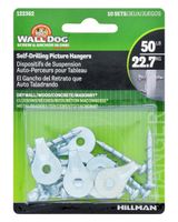 Hillman 10 Pack Wall Dog Hanger