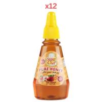 Super Chef Honey Pure -Squeeze Bottle 400Gm (Pack Of 12)