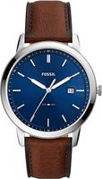 Fossil The Minimalist Solar-Powered Luggage Eco Leather Watch