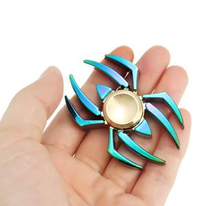 Spider Shape Colorful Fidget Hand Spinner ADHD Autism Reduce Stress Focus Attention Toys