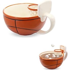 Novelty Basketball and Football Mug, Funny Ceramic Milk CupCoffee CupSoup Bowl, Adult Kids, Sports Lovers Gift Lightinthebox