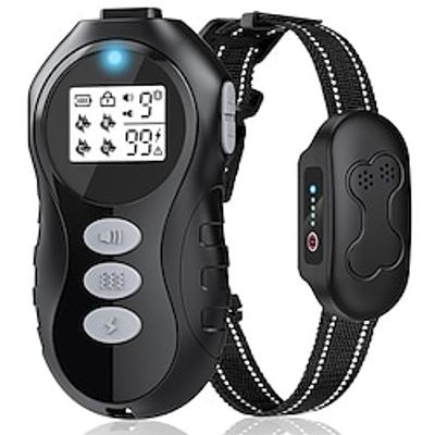Dog Shock Collar-Obvious Training Effect Dog Training Collar with Remote for Large Medium Small Dogs Rechargeable E-Collar Waterproof Collars with Flashlight Beep Vibration and Shock Training Modes Lightinthebox
