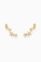 Star Stacked Pavé CZ Earrings - thumbnail