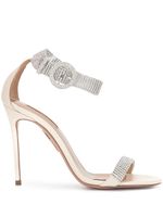 Aquazzura crystal-embellished sandals - NEUTRALS - thumbnail