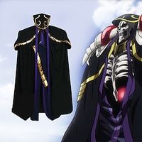 Inspired by Overlord Momonga Ainz Ooal Gown Anime Cosplay Costumes Japanese Cosplay Suits Cloak For Men's Women's Lightinthebox - thumbnail