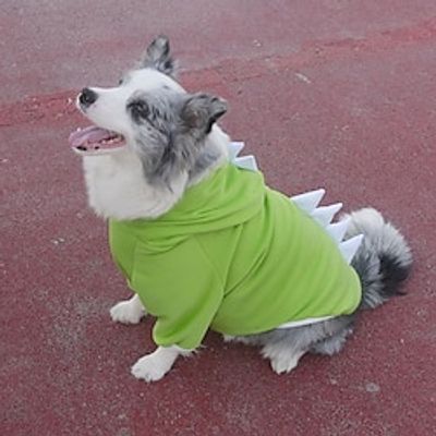 Golden Fur clothing Fall Winter Big dog Dinosaur with hat Medium and large dog Samoyed Edge Shepherd Husky Labrador Lightinthebox Golden Fur clothing Fall Winter Big dog Dinosaur with hat Medium and large dog Samoyed Edge Shepherd Husky Labrador Lightinthebox
