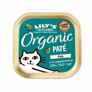 Lily's Kitchen Organic Fish Pate Wet Cat Food Box 19X85G