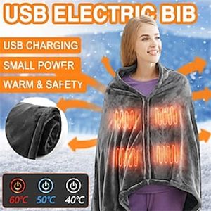 Household Electric Blanket Adult Cordless Portable Usb Heating Pad 3 Gear Adjust Throw Shawl Towel Electric Usb Wearable Heated Blankets miniinthebox
