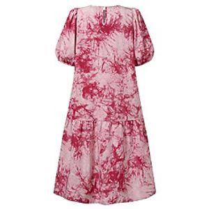 Women's A Line Dress Knee Length Dress Blue Yellow Blushing Pink Half Sleeve Print Modern Style Summer Round Neck Casual 2021 S M L XL XXL XXXL miniinthebox