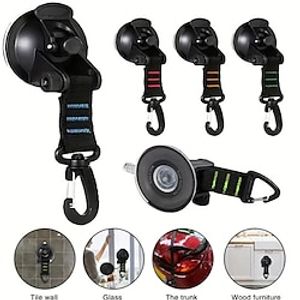 Heavy Duty Vacuum Suction Cup Hook for Indoor and Outdoor Use - Multipurpose Camping and Boat Accessories miniinthebox