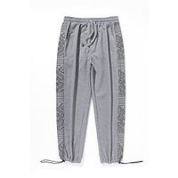 Men's Sweatpants Running Pants Hiking Pants Trousers Drawstring Winter Summer Outdoor Windproof Soft Stretchy Comfortable Elastic Waist Bottoms Grey White Black Winter Sports M L XL XXL XXXL Lightinthebox - thumbnail