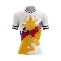 21Grams Women's Short Sleeve Cycling Jersey Summer Spandex Polyester Yellow Bike Jersey Top Mountain Bike MTB Road Bike Cycling Quick Dry Moisture Wicking Breathable Sports Clothing Apparel Lightinthebox - thumbnail