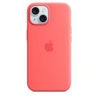 iPhone 15 Silicone Case with Mag Safe | Color Guava