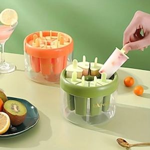 Set, Popsicle Mold, Ice Pop Molds, Reusable Ice Cream Molds, Beach Accessories, Summer Kitchen Gadgets, Kitchen Stuff, Kitchen Accessories, Home Kitchen Items miniinthebox