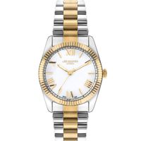 Lee Cooper Women's Analog Display Watch & Metal Strap, Silver And Gold - LC07825.220