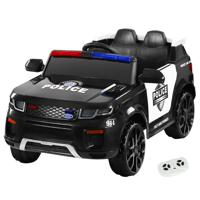 Amsham Kids Electric Police car - Black (12V) (UAE Delivery Only)