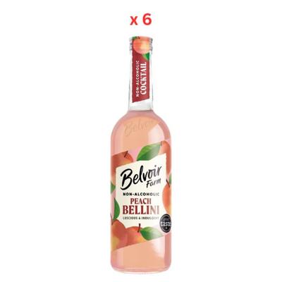 Belvoir Farm Non-Alcoholic Peach Bellini 6X750Ml Belvoir Farm Non-Alcoholic Peach Bellini 6X750Ml