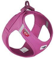 Curli Vest Harness With Curli Clasp Air Mesh For Dogs - Fuchsia XXS