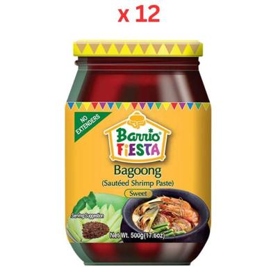 Barrio Fiesta Sauteed Shrimp Paste Sweet 500G Pack of 12