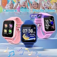 Smart Watch For Kids With 24 Puzzle Games HD Touch Screen Camera Music Player Pedometer Alarm Clock Calculator Flashlight Gift For Kids miniinthebox - thumbnail